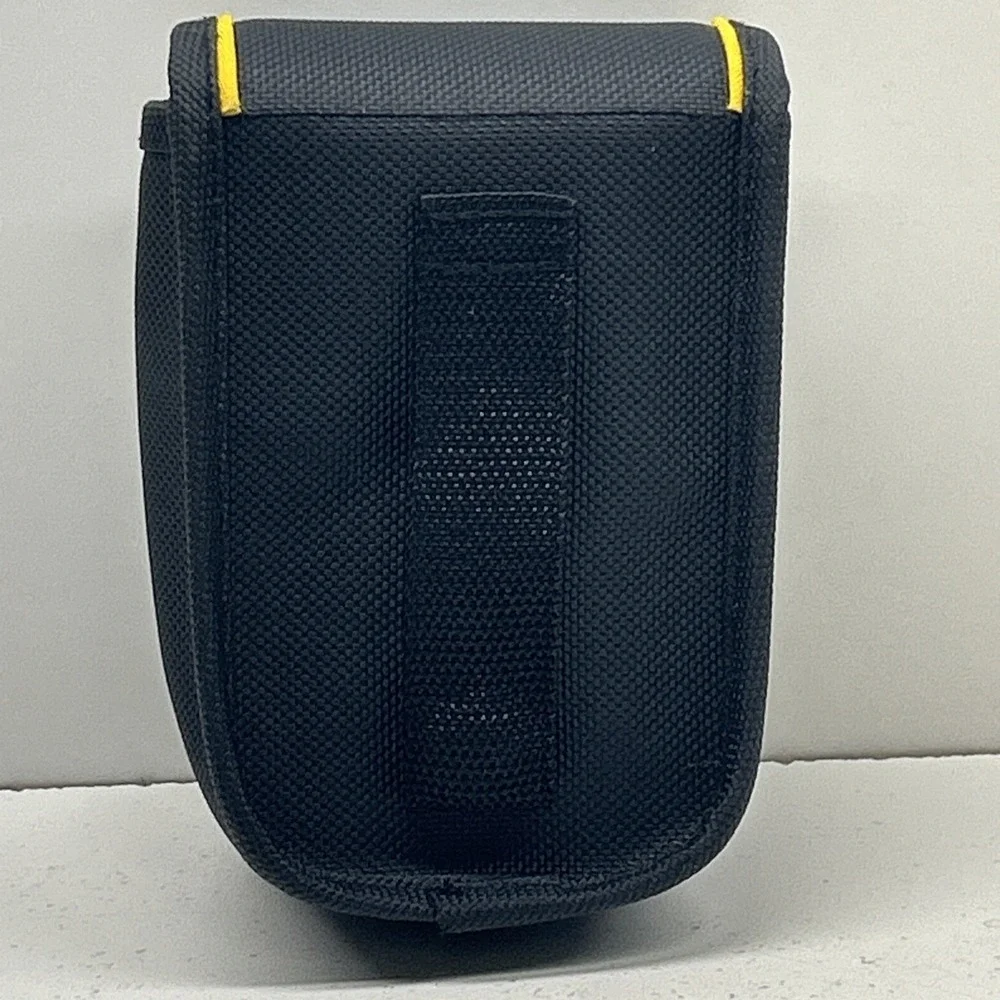Kodak Gear Black Yellow Padded Compact Camera Case Belt Loop Small Pouch